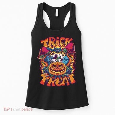 Trippy Halloween Trick Or Treat Women's Tank Top