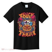 Trippy Halloween Trick Or Treat Kids T-Shirt thumb 0