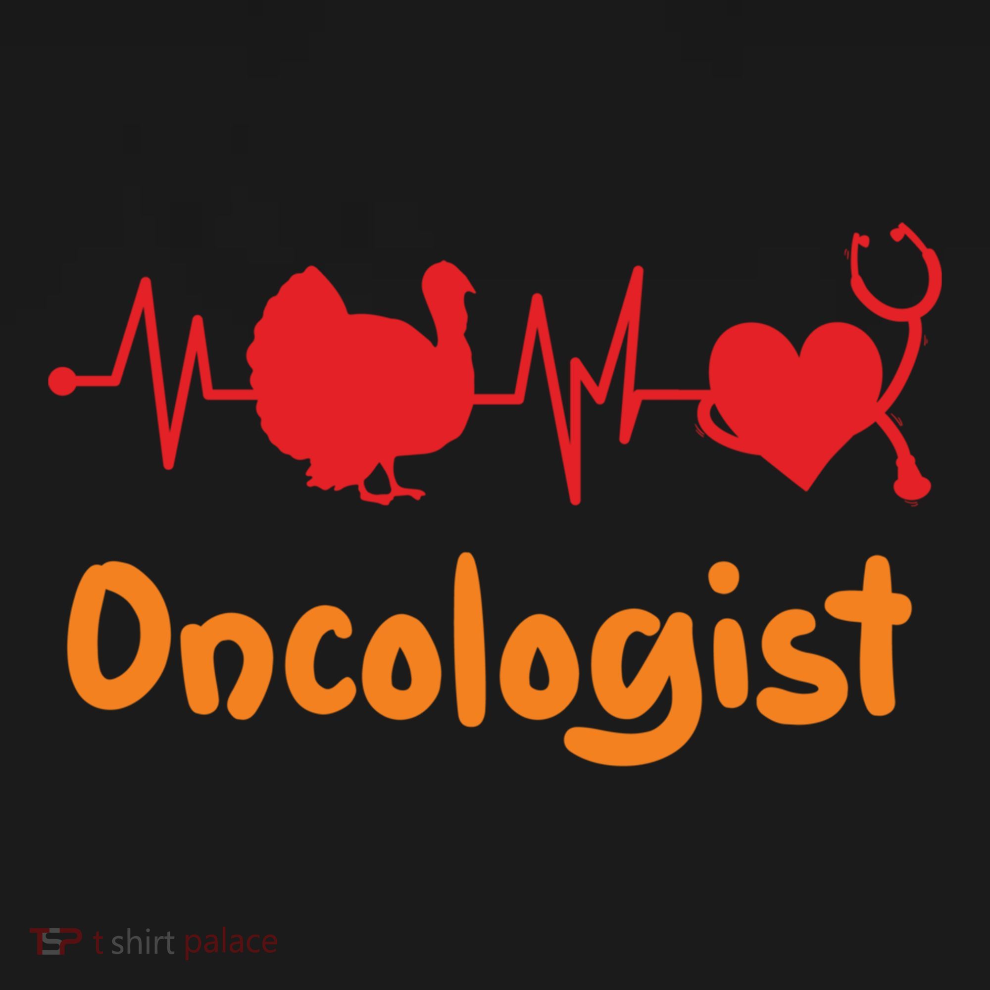 Thanksgiving Heartbeat Turkey Oncologist Doctor Medical Cute Gift Women's Hoodie