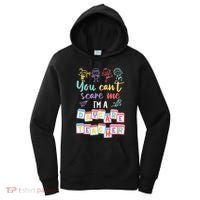 Tiny Hu Tamer You CanT Scare Me IM A Daycare Teacher Gift Women's Hoodie thumb 0