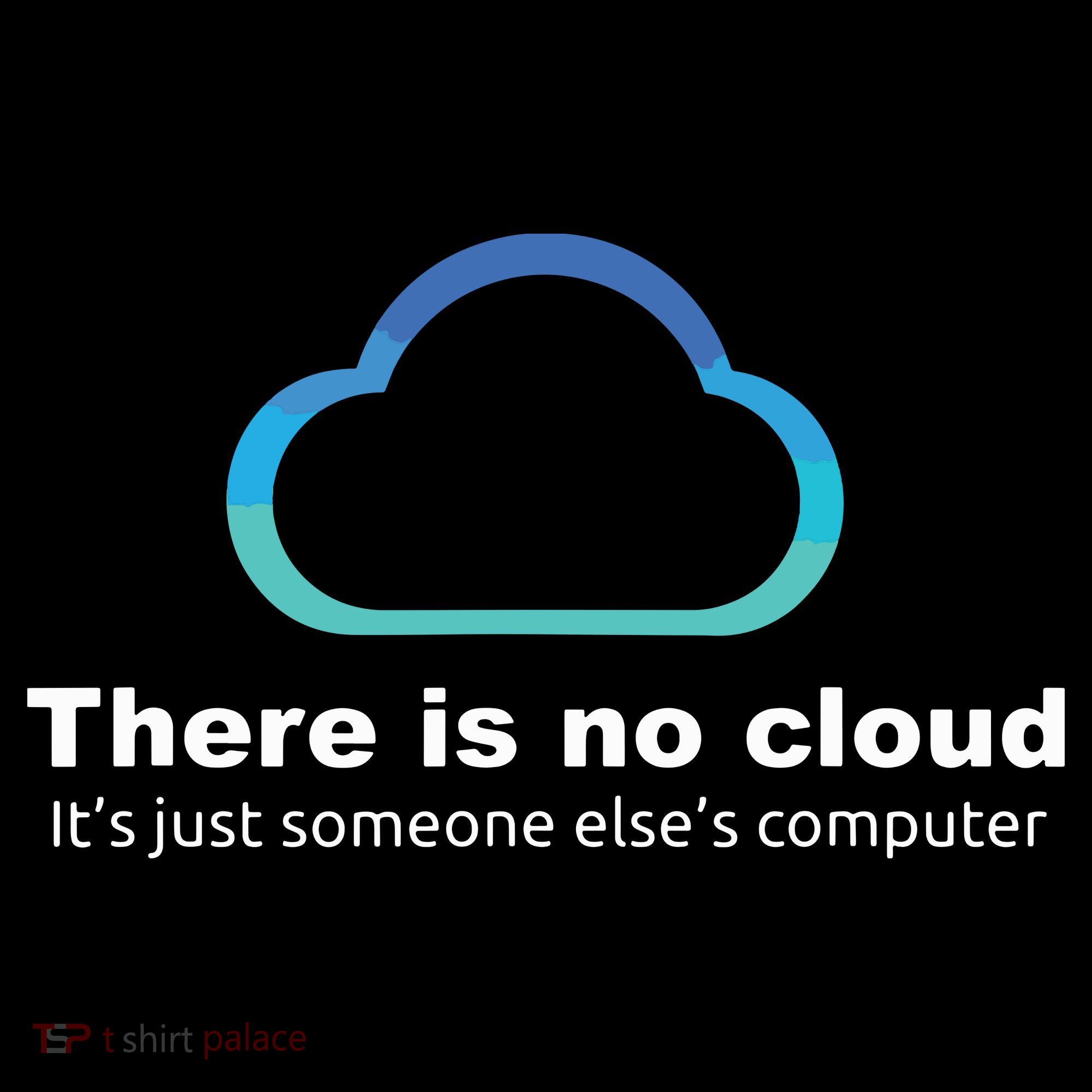 Tech Humor There Is No Cloud Just Someone Elses Computer USA-Made Doggie Bandana