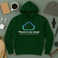Tech Humor There Is No Cloud Just Someone Elses Computer Hoodie thumb 3