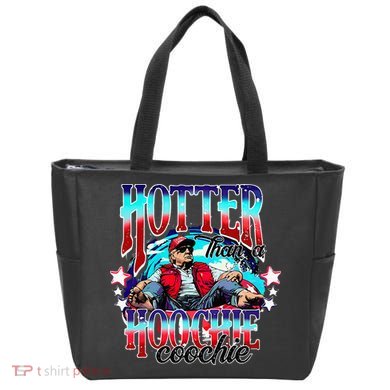 Trump Hotter Than A Hoochie Coochie Tote Bag