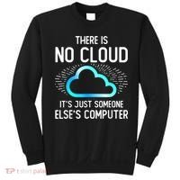 Tech Humor There Is No Cloud, Just Someone Else's Computer Sweatshirt thumb 0
