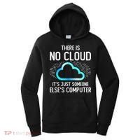 Tech Humor There Is No Cloud, Just Someone Else's Computer Women's Hoodie thumb 0