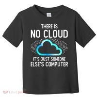 Tech Humor There Is No Cloud, Just Someone Else's Computer Toddler T-Shirt thumb 0