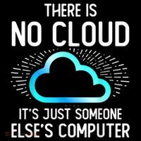 Tech Humor There Is No Cloud, Just Someone Else's Computer Kids Sweatshirt thumb 2