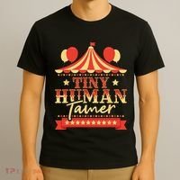 Tiny Human Tamer Circus Birthday Party Circus Costume T-Shirt thumb 3