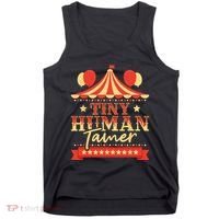 Tiny Human Tamer Circus Birthday Party Circus Costume Tank Top thumb 0
