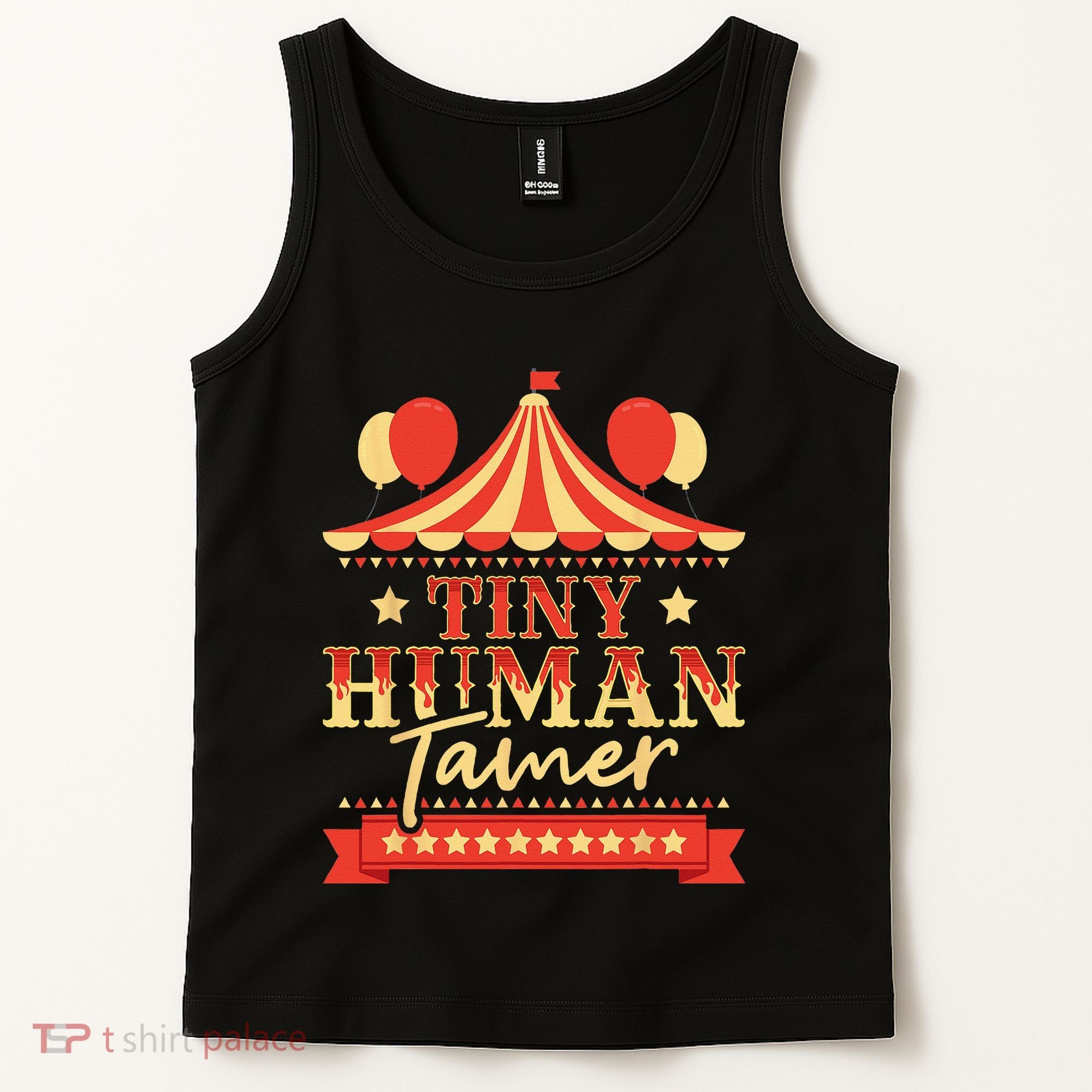 Tiny Human Tamer Circus Birthday Party Circus Costume Tank Top