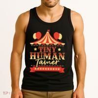 Tiny Human Tamer Circus Birthday Party Circus Costume Tank Top thumb 3