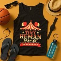 Tiny Human Tamer Circus Birthday Party Circus Costume Tank Top thumb 4