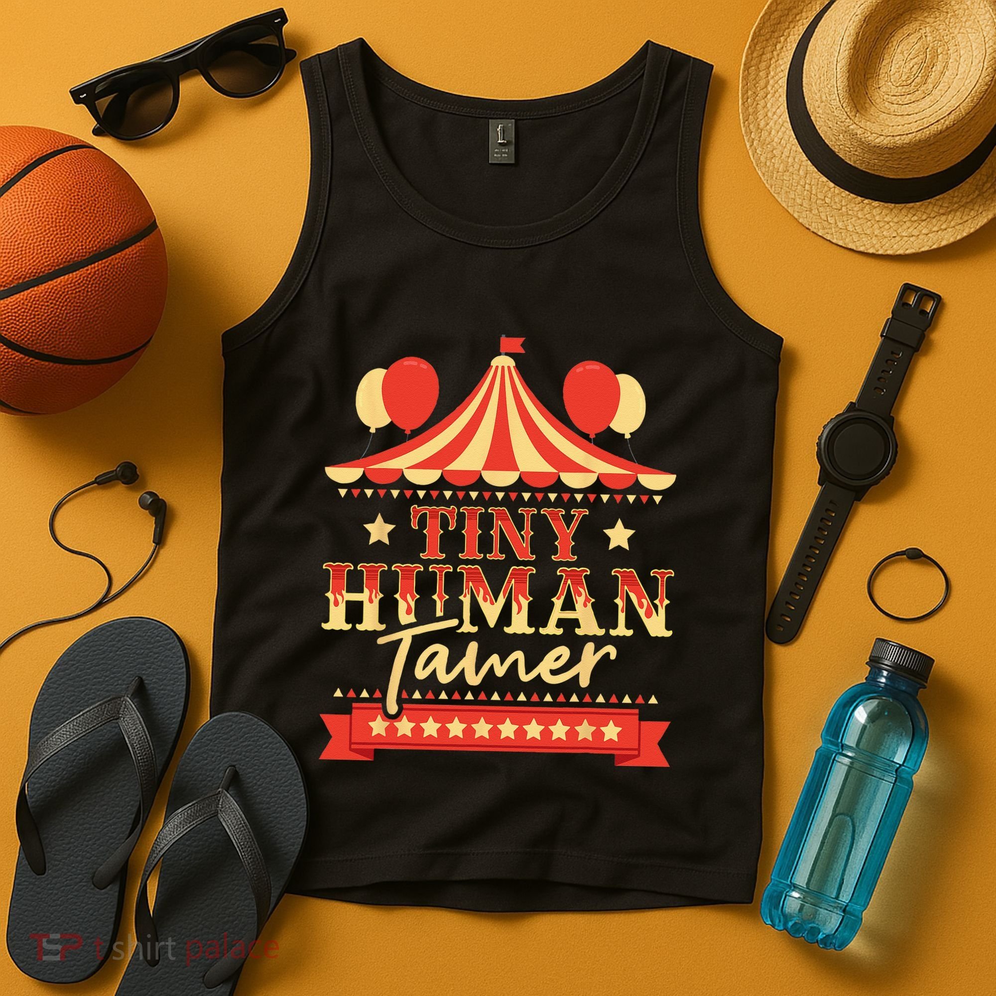 Tiny Human Tamer Circus Birthday Party Circus Costume Tank Top