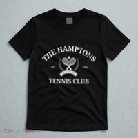The Hamptons Tennis Club Vintage Style Aesthetic Crewneck T-Shirt thumb 5