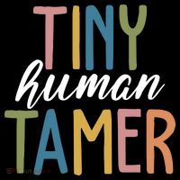 Tiny Human Tamer Kindergarten Teacher Coaster thumb 2