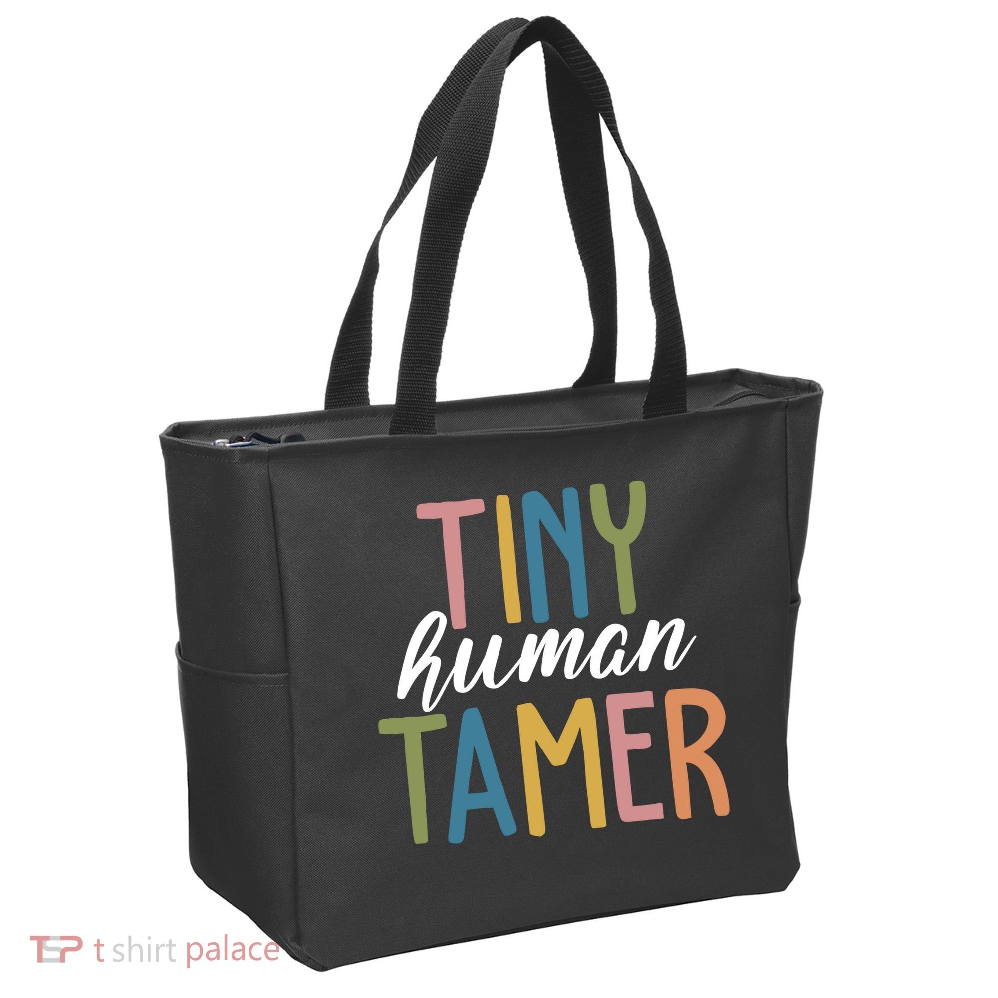 Tiny Human Tamer Kindergarten Teacher Tote Bag