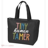 Tiny Human Tamer Kindergarten Teacher Tote Bag thumb 3