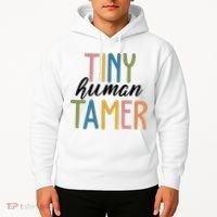 Tiny Human Tamer Kindergarten Teacher Hoodie thumb 2