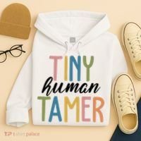 Tiny Human Tamer Kindergarten Teacher Hoodie thumb 4