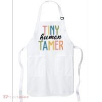 Tiny Human Tamer Kindergarten Teacher Apron thumb 0