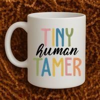 Tiny Human Tamer Kindergarten Teacher Coffee Mug thumb 2