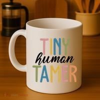 Tiny Human Tamer Kindergarten Teacher Coffee Mug thumb 4