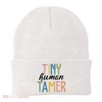 Tiny Human Tamer Kindergarten Teacher Beanie thumb 0
