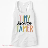 Tiny Human Tamer Kindergarten Teacher Women's Tank Top thumb 0