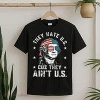 They Hate Us Cuz They Ain't Us Funny 4th of July T-Shirt thumb 2