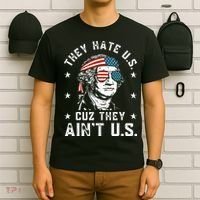 They Hate Us Cuz They Ain't Us Funny 4th of July T-Shirt thumb 6