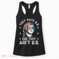 They Hate Us Cuz They Ain't Us Funny 4th of July Women's Tank Top thumb 0