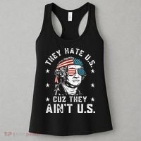 They Hate Us Cuz They Ain't Us Funny 4th of July Women's Tank Top thumb 3