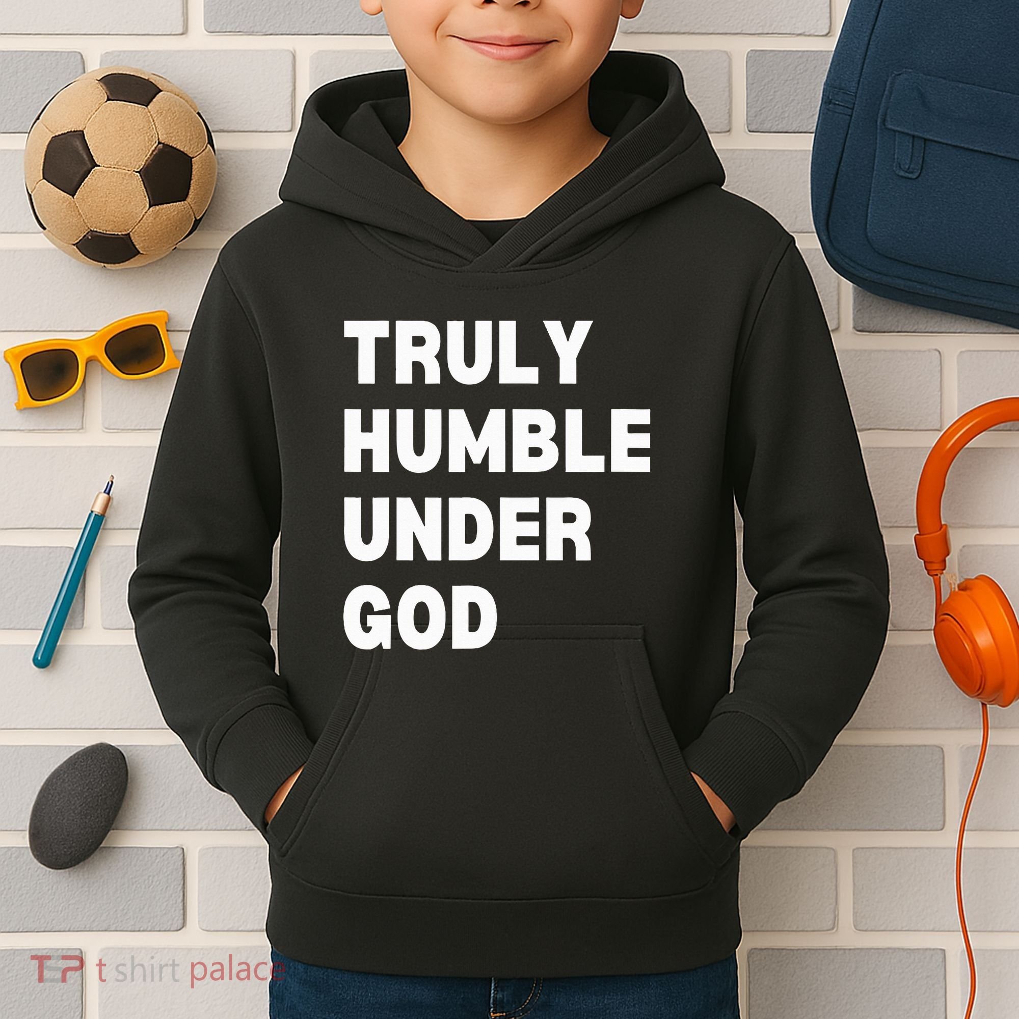 Truly Humble Under God Thug Kids Hoodie
