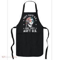 They Hate Us Cuz They Aint Us Funny 4th Of July Independence Day Apron thumb 0