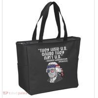They Hate US Cause Aint US George Washington 4th Of July Tote Bag thumb 2