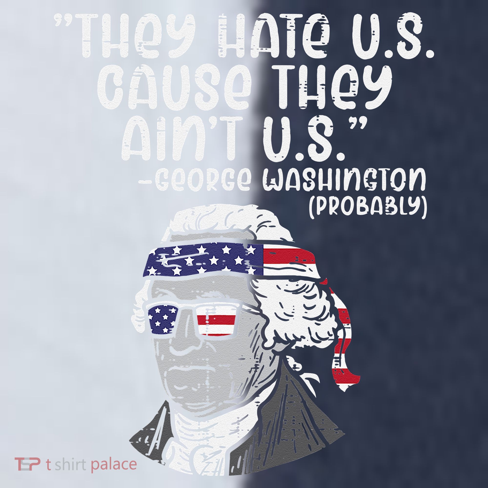 They Hate US Cause Aint US George Washington 4th Of July Sport-Tek Competitor United Soccer Jersey