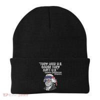 They Hate US Cause Ain't US George Washington 4th of July Beanie thumb 0