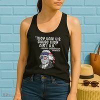 They Hate US Cause Ain't US George Washington 4th of July Women's Tank Top thumb 2
