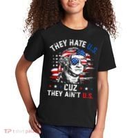They Hate US Cuz They Ain't US George Washington 4th Of July Kids T-Shirt thumb 2