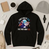 They Hate Us Cuz They AinT Us Funny 4th Of July Hoodie thumb 3