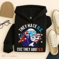 They Hate Us Cuz They AinT Us Funny 4th Of July Hoodie thumb 4