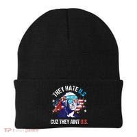 They Hate Us Cuz They AinT Us Funny 4th Of July Beanie thumb 0