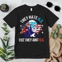 They Hate Us Cuz They AinT Us Funny 4th Of July Premium T-Shirt thumb 2
