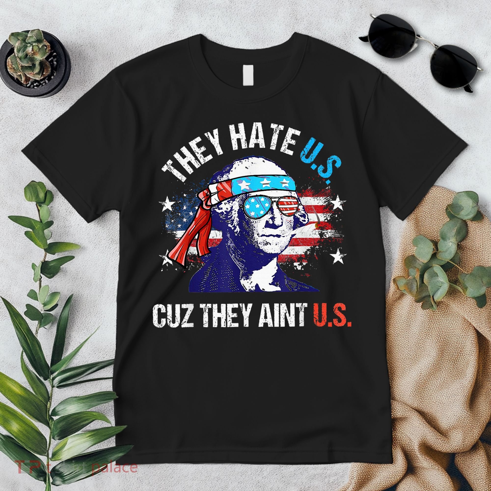 They Hate Us Cuz They AinT Us Funny 4th Of July Premium T-Shirt