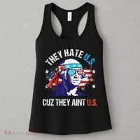 They Hate Us Cuz They AinT Us Funny 4th Of July Women's Tank Top thumb 3