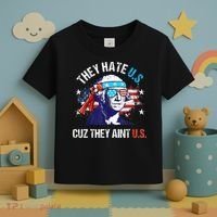 They Hate Us Cuz They AinT Us Funny 4th Of July Toddler T-Shirt thumb 3
