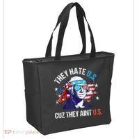 They Hate Us Cuz They AinT Us Funny 4th Of July Tote Bag thumb 2
