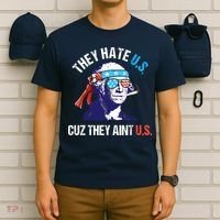 They Hate Us Cuz They Ain't Us Funny 4th Of July T-Shirt thumb 6