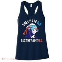 They Hate Us Cuz They Ain't Us Funny 4th Of July Women's Tank Top thumb 0