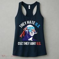 They Hate Us Cuz They Ain't Us Funny 4th Of July Women's Tank Top thumb 3